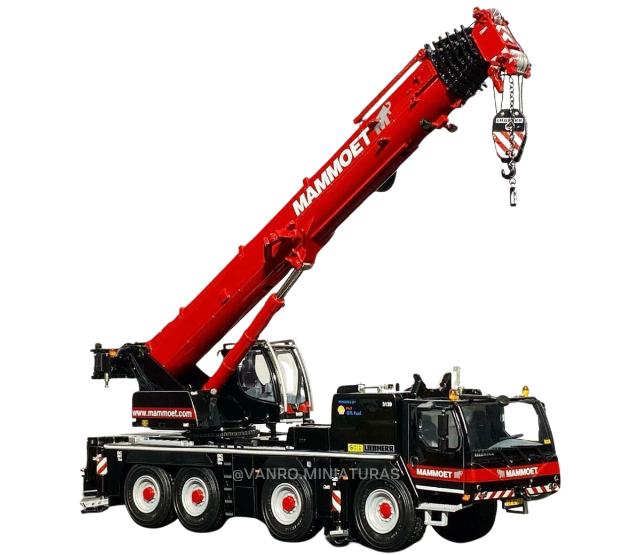 Camión grúa Liebherr LTM 1090-4.2 Mammoet – WSI Models