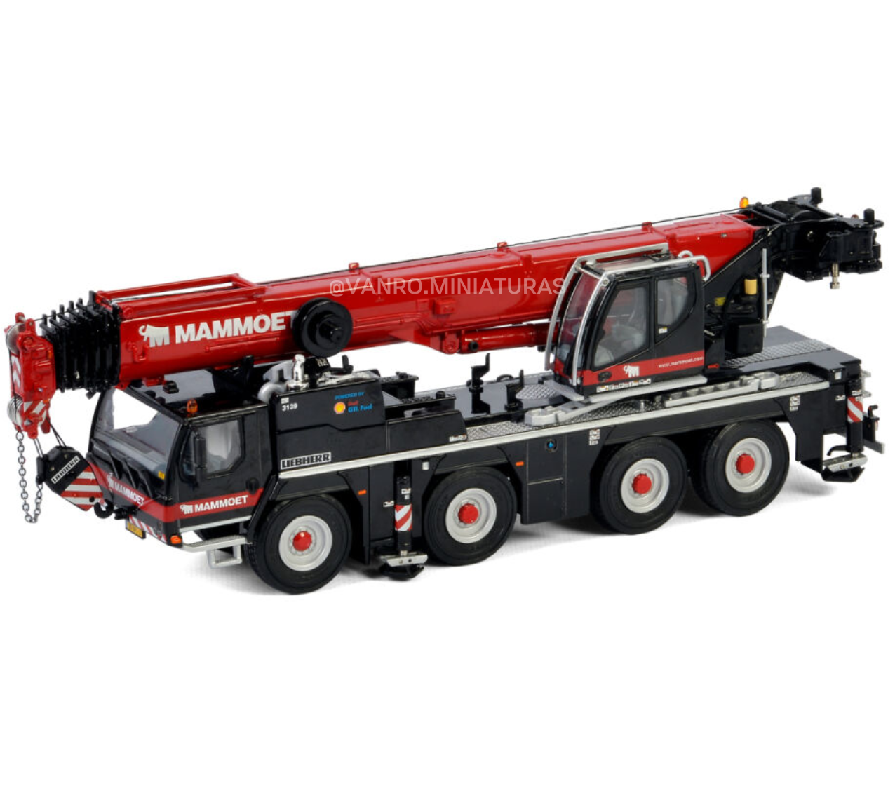 Camión grúa Liebherr LTM 1090-4.2 Mammoet – WSI Models