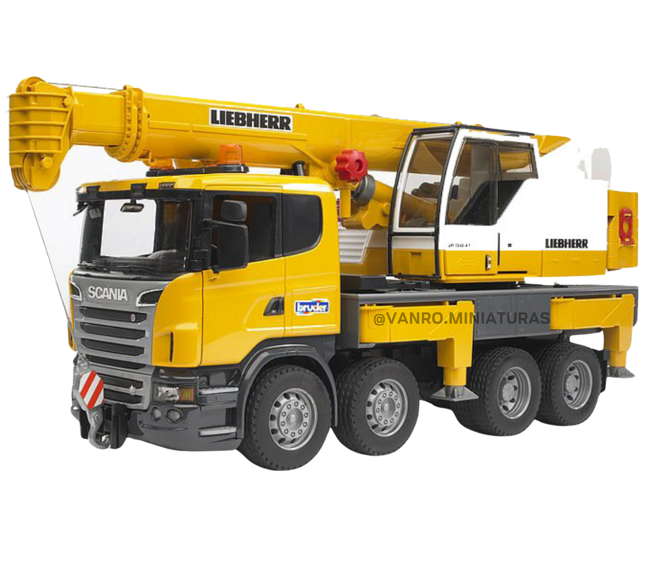 Camión Scania R-Series C/Grúa Telescópica Liebherr – Bruder