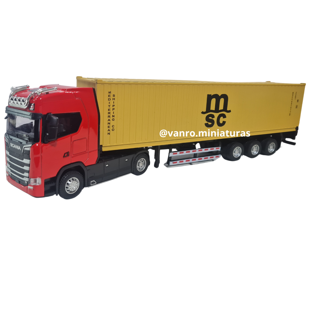 Camión Scania Serie 6 c/ contenedor MSC – Alloy