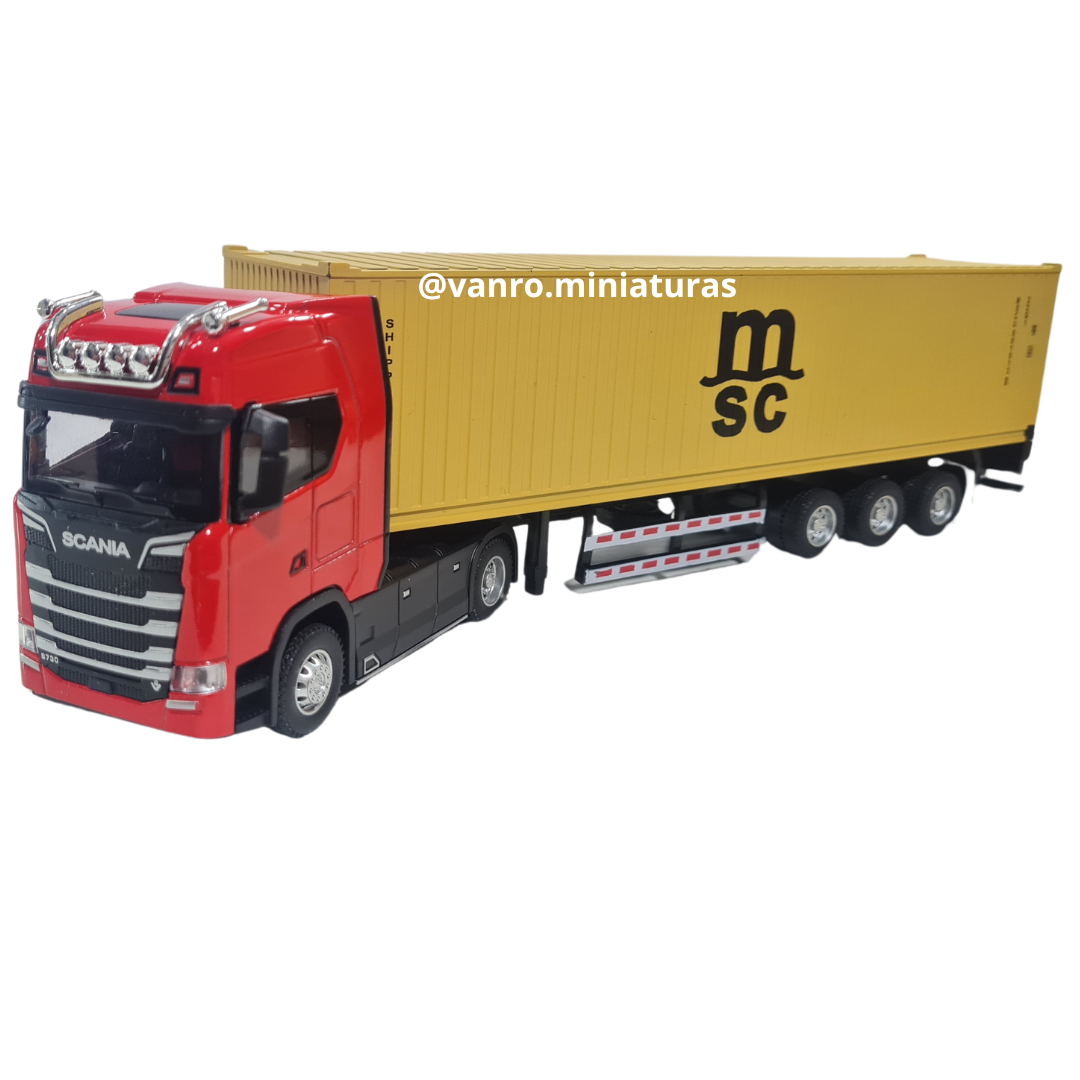 Camión Scania Serie 6 c/ contenedor MSC – Alloy