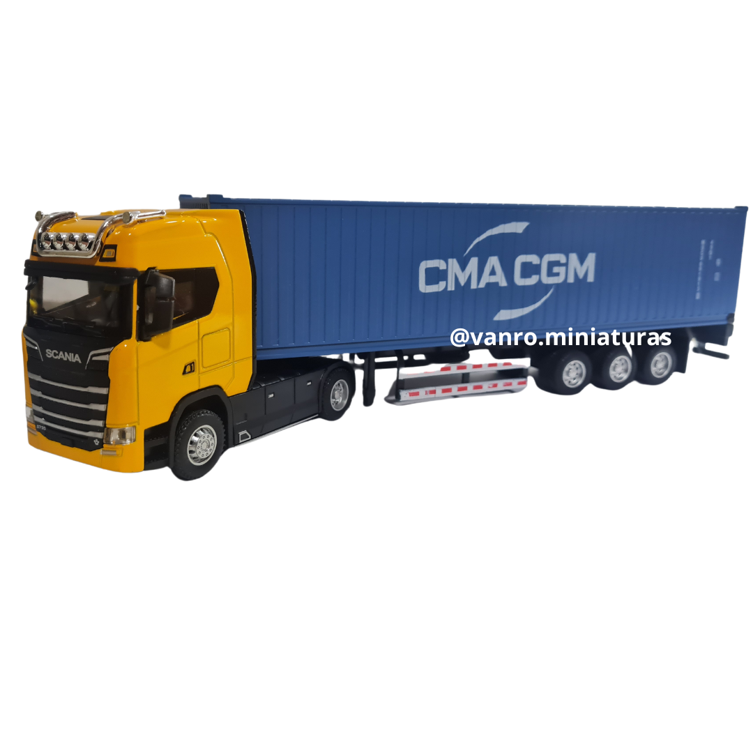 Camión Scania Serie 6 c/ contenedor CMA CGM – Alloy