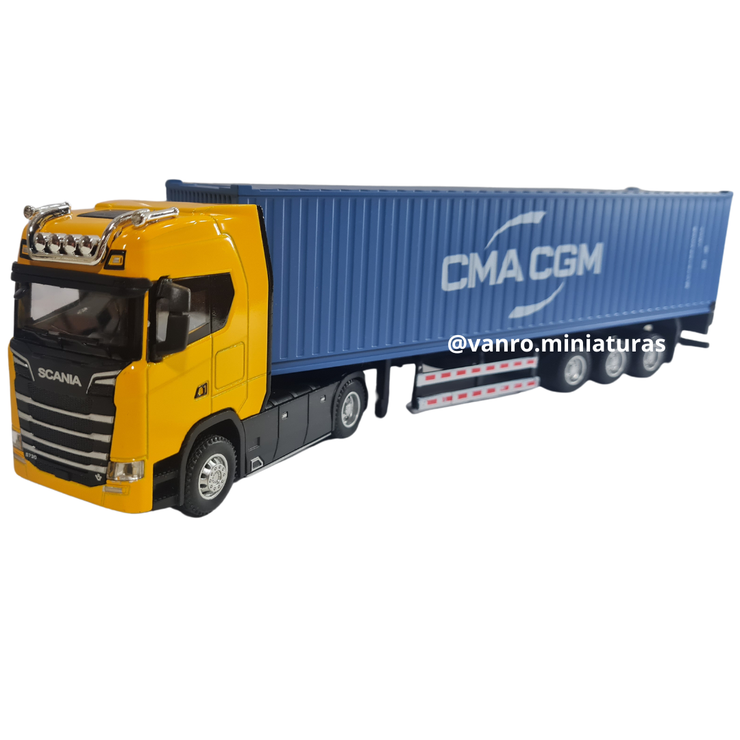 Camión Scania Serie 6 c/ contenedor CMA CGM – Alloy