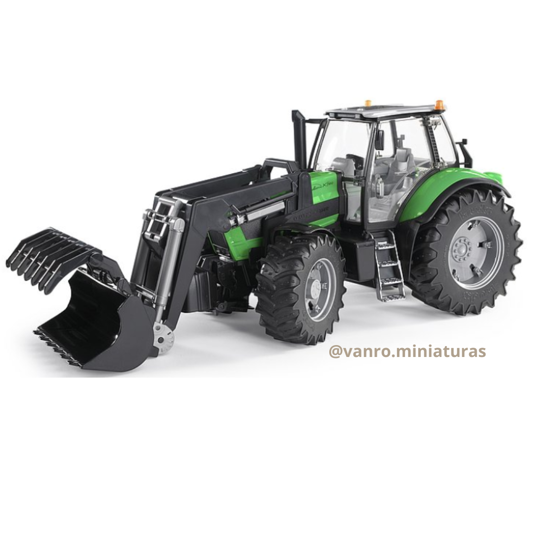 Tractor Deutz Agrotron X720 c/ cargador frontal – Bruder