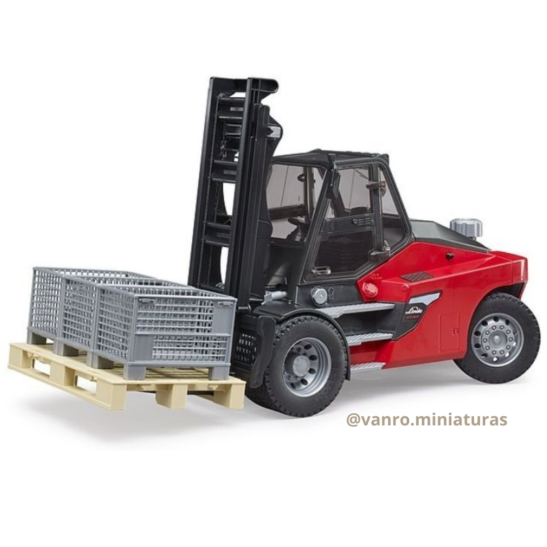 Grúa Horquilla Linde HT160 C/Pallets – Bruder