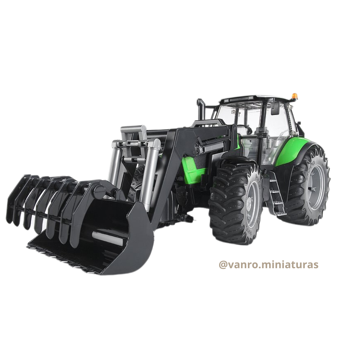 Tractor Deutz Agrotron X720 c/ cargador frontal – Bruder