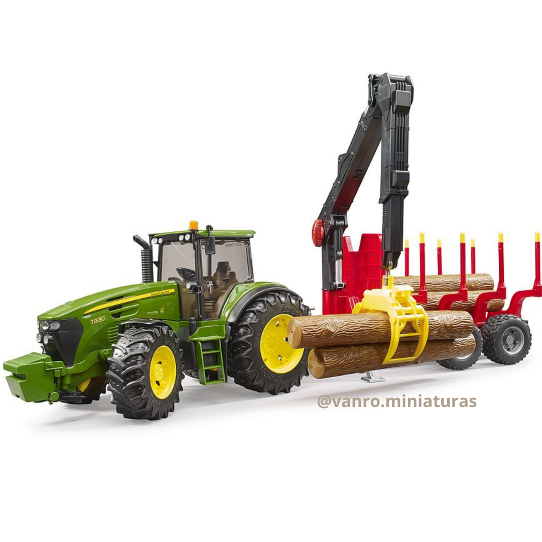 Tractor John Deere 7930 + Carro – Bruder