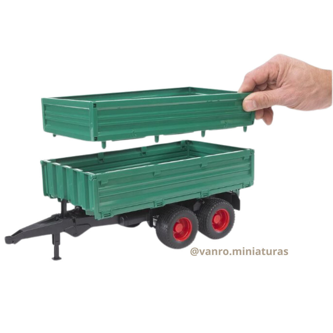 Carro de arrastre c/caja desmontable – Bruder