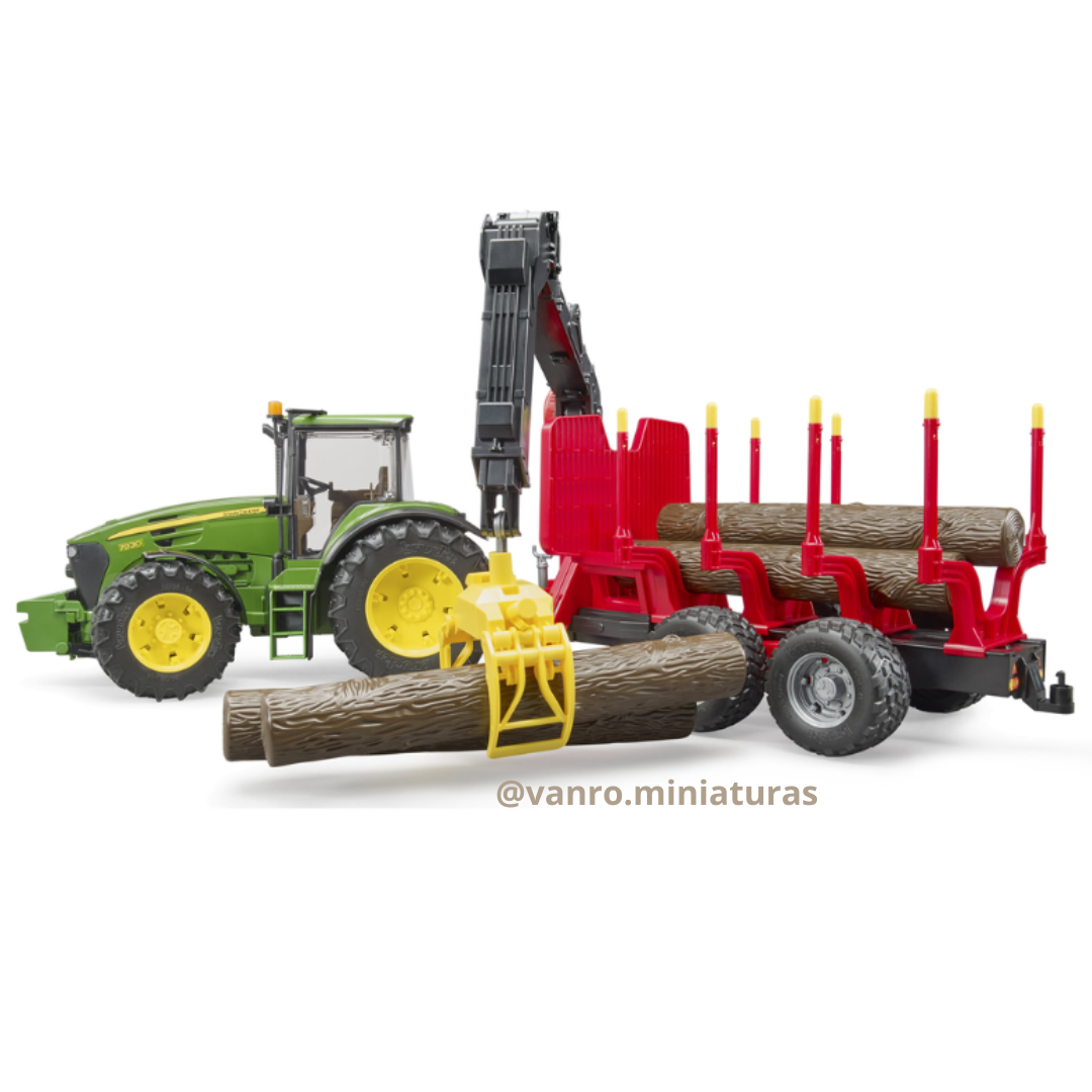 Tractor John Deere 7930 + Carro – Bruder