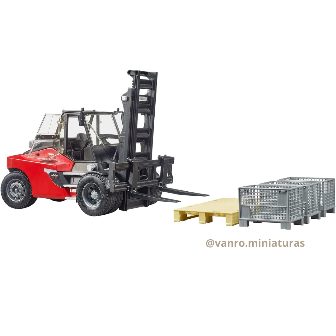 Grúa Horquilla Linde HT160 C/Pallets – Bruder