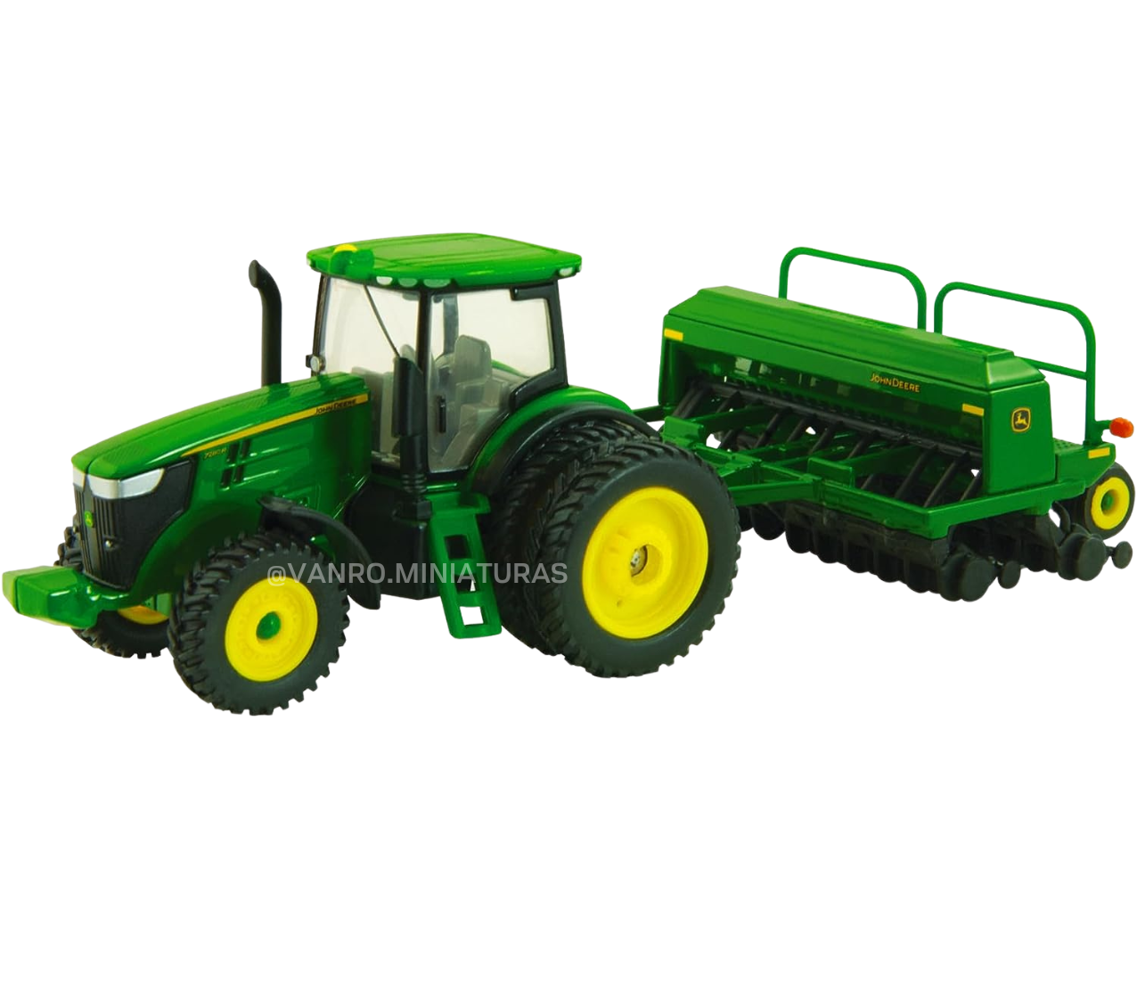 Tractor John Deere 7215R c/ equipo de arado – ERTL