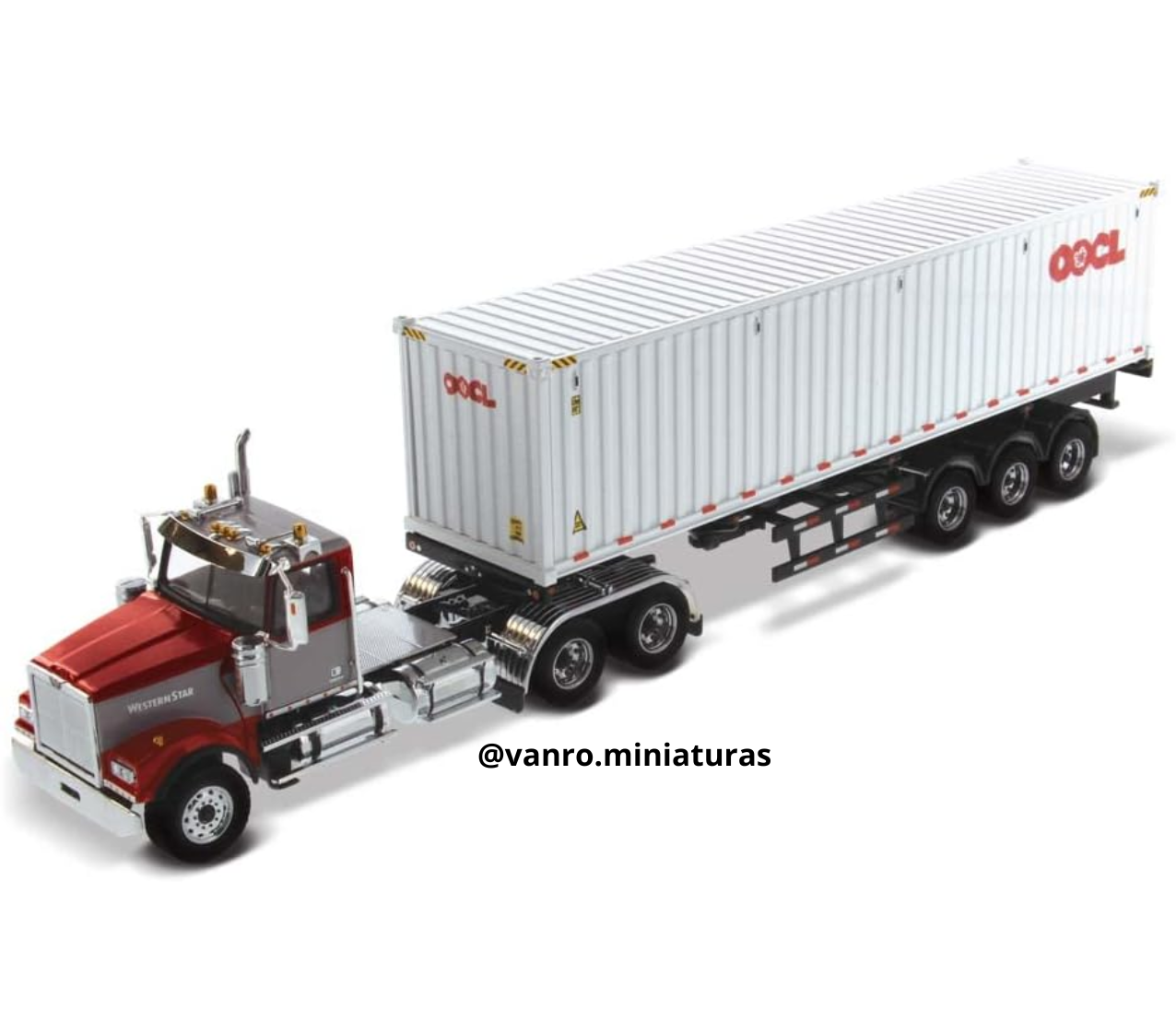 Camión Western Star 4900 SF + Contenedor 40 – Diecast Masters