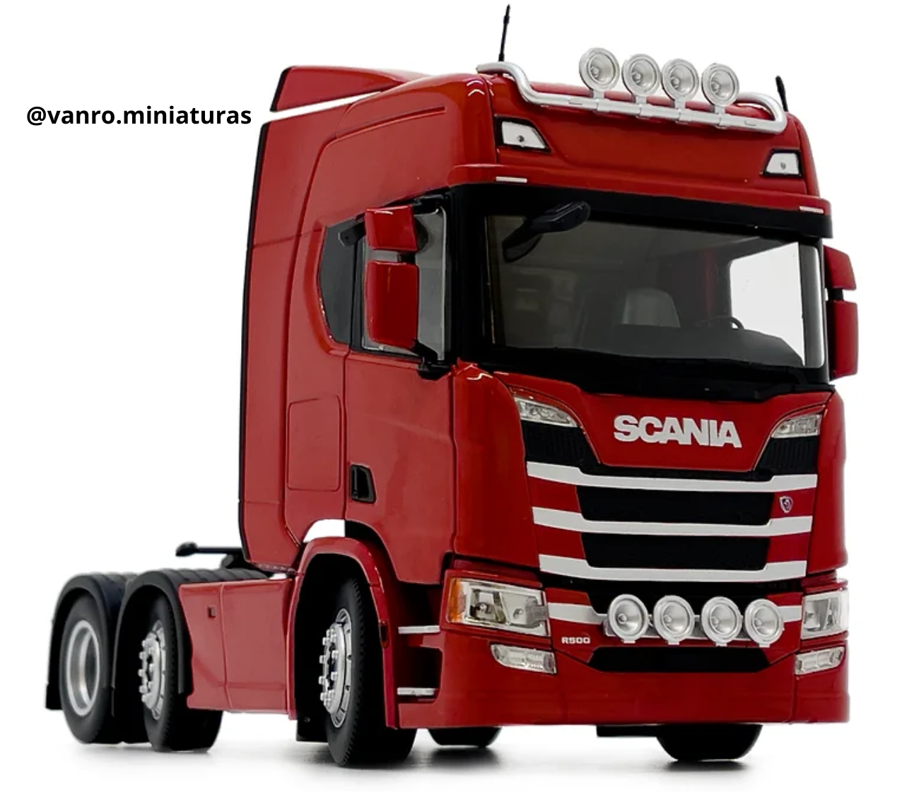 Camión Scania Serie 6 R500 6×2 rojo – Marge Models