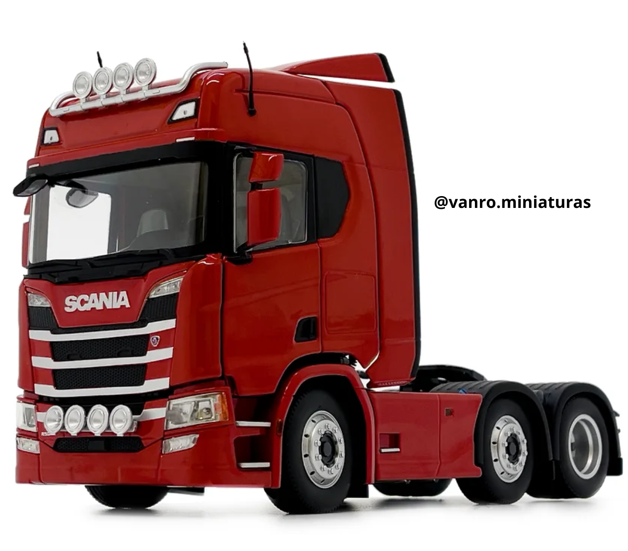 Camión Scania Serie 6 R500 6×2 rojo – Marge Models