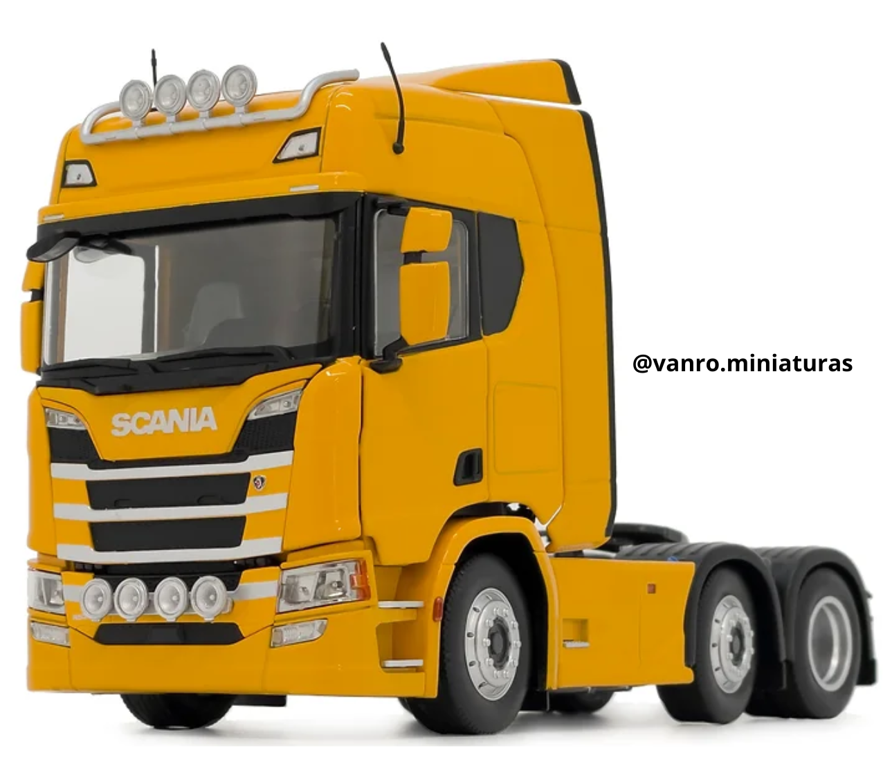 Camión Scania Serie 6 R500 6×2 amarillo – Marge Models