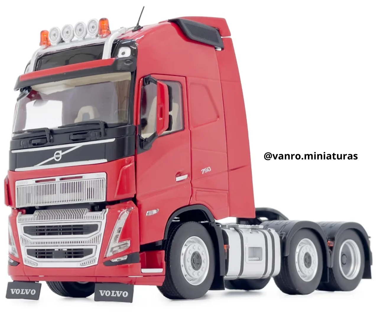 Camión Volvo FH5 750 6×2 rojo – Marge Models