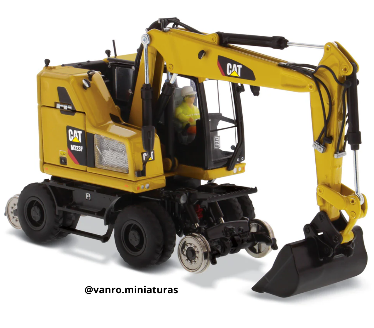 Excavadora De Rieles Cat. M323F – Diecast Masters