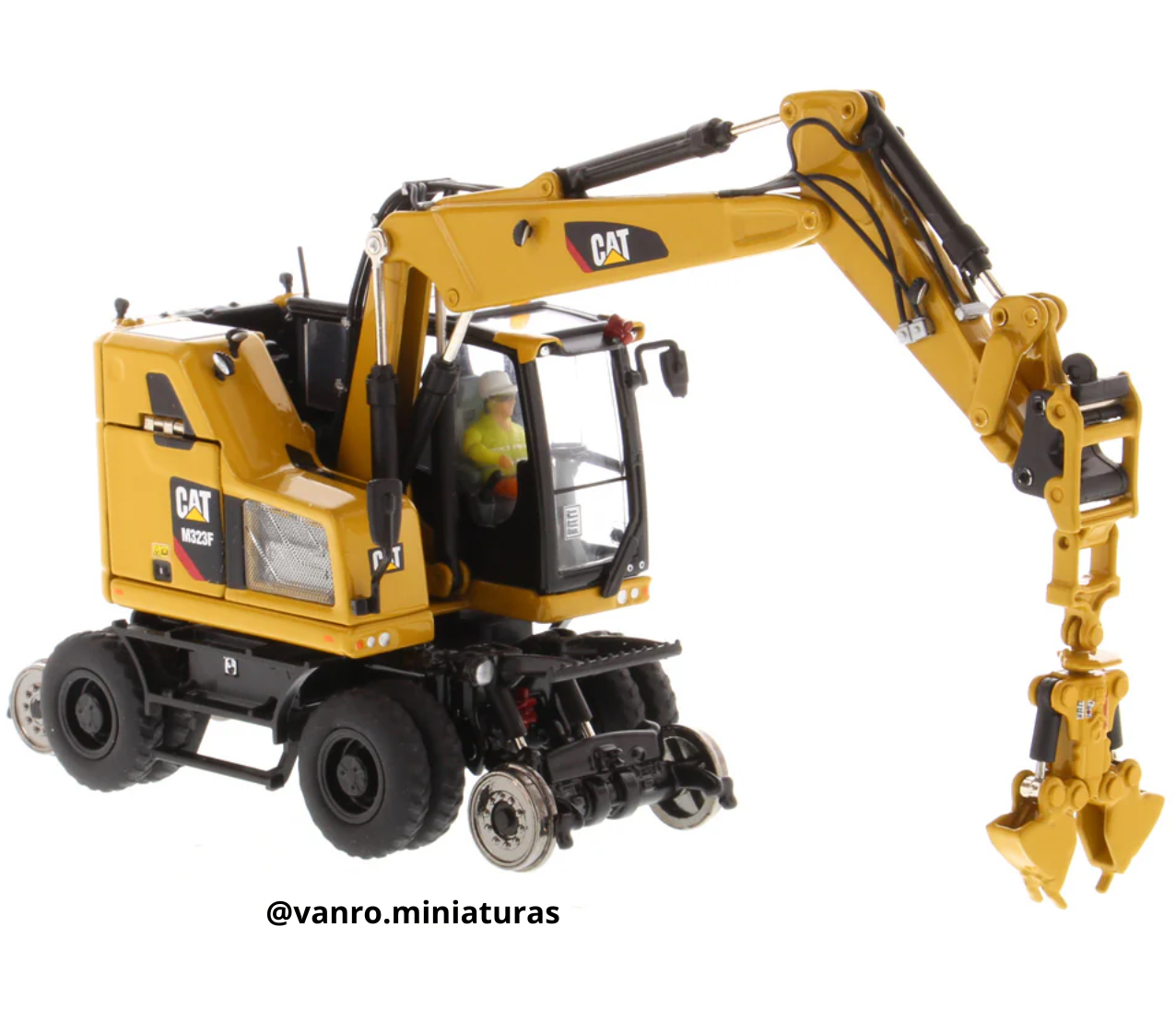 Excavadora De Rieles Cat. M323F – Diecast Masters