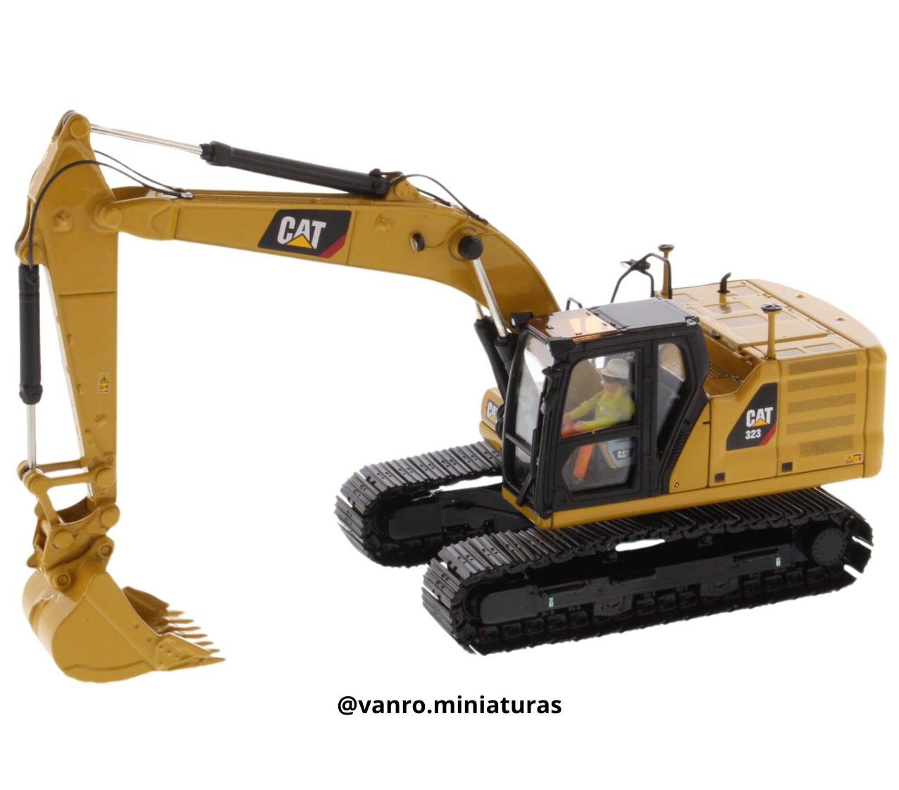 Excavadora Cat. 323 c/4 piezas intercambiables – Diecast Masters